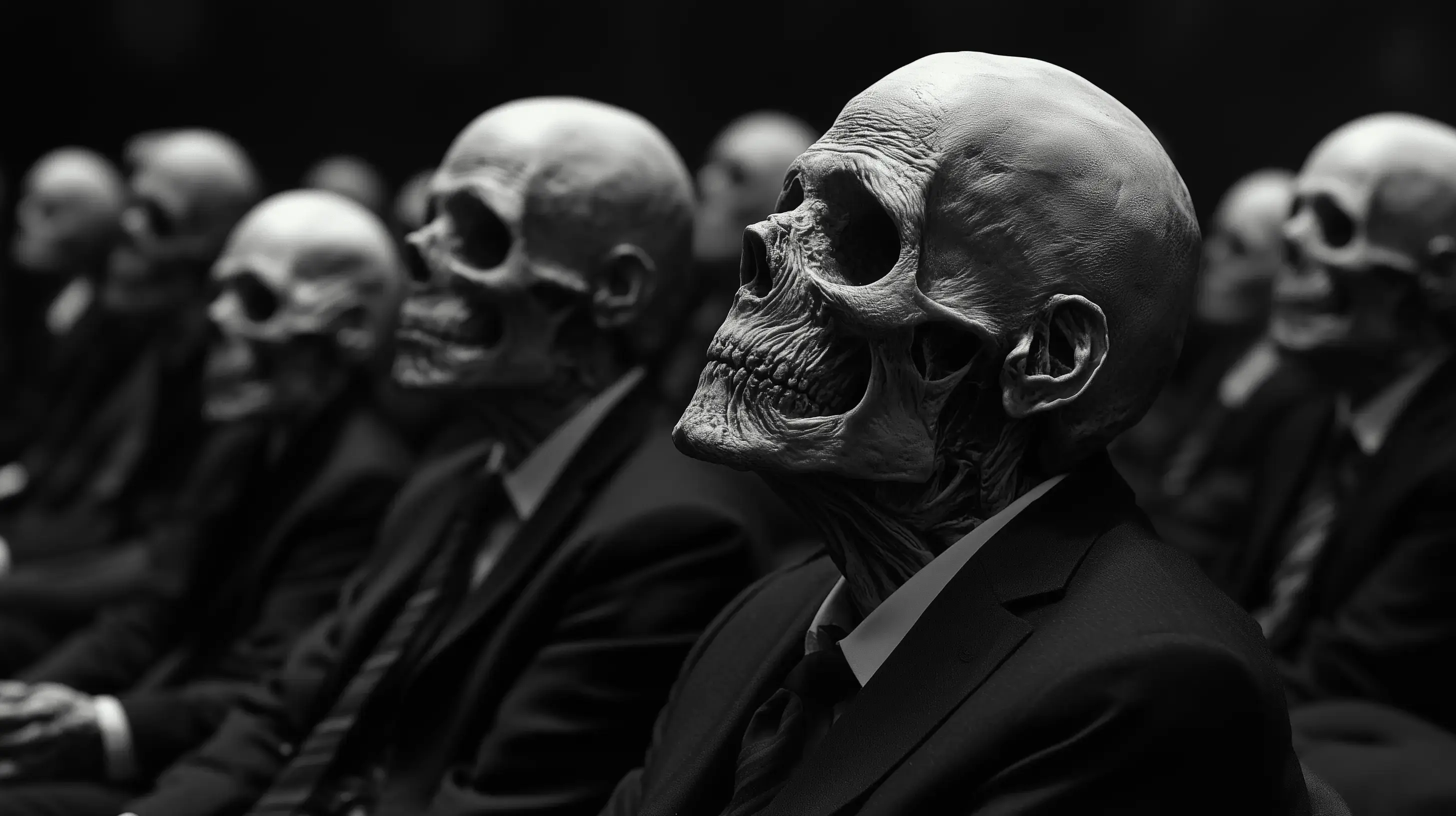 Image of skeletal politicians