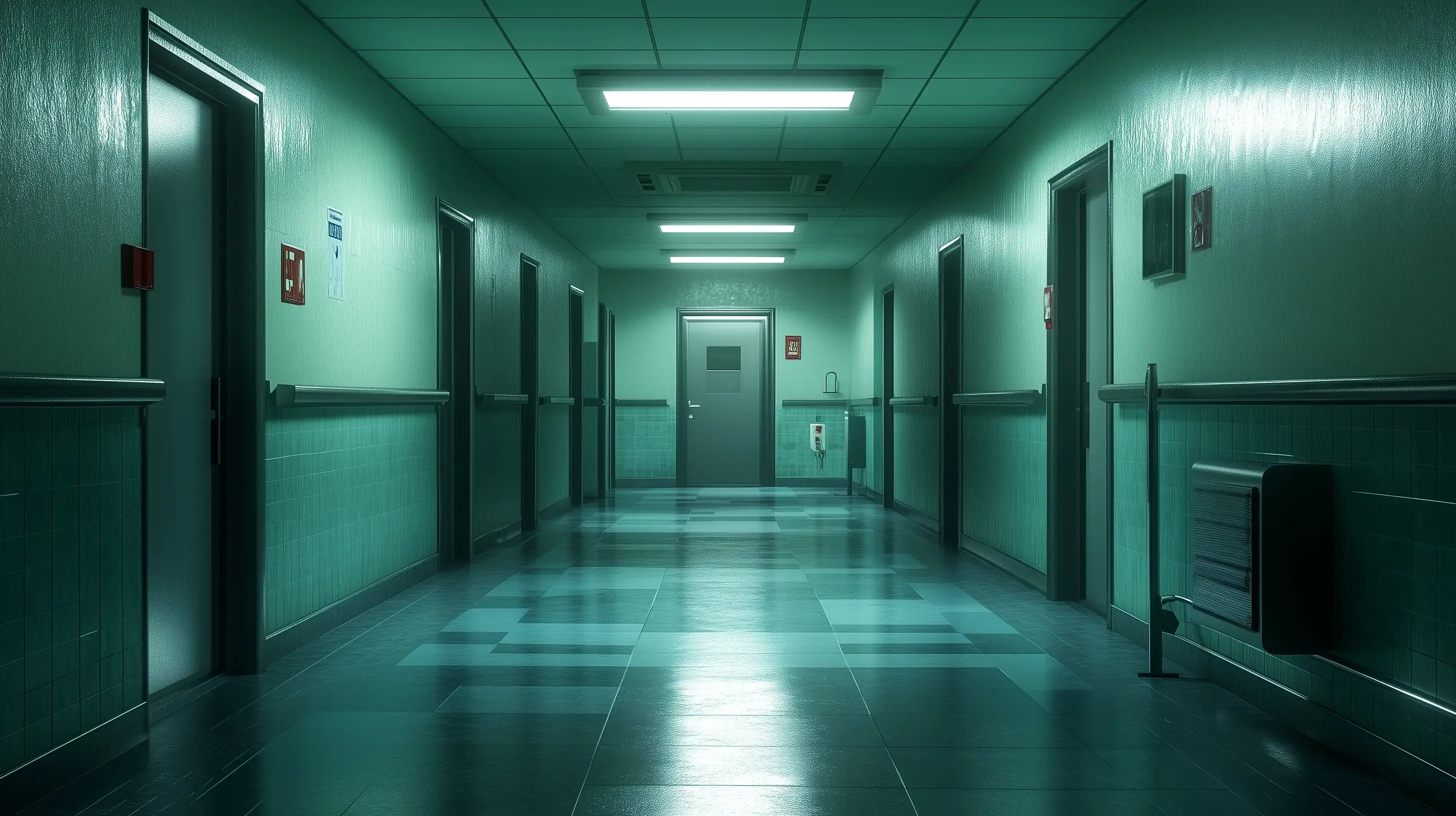 Image of a hospital hallway